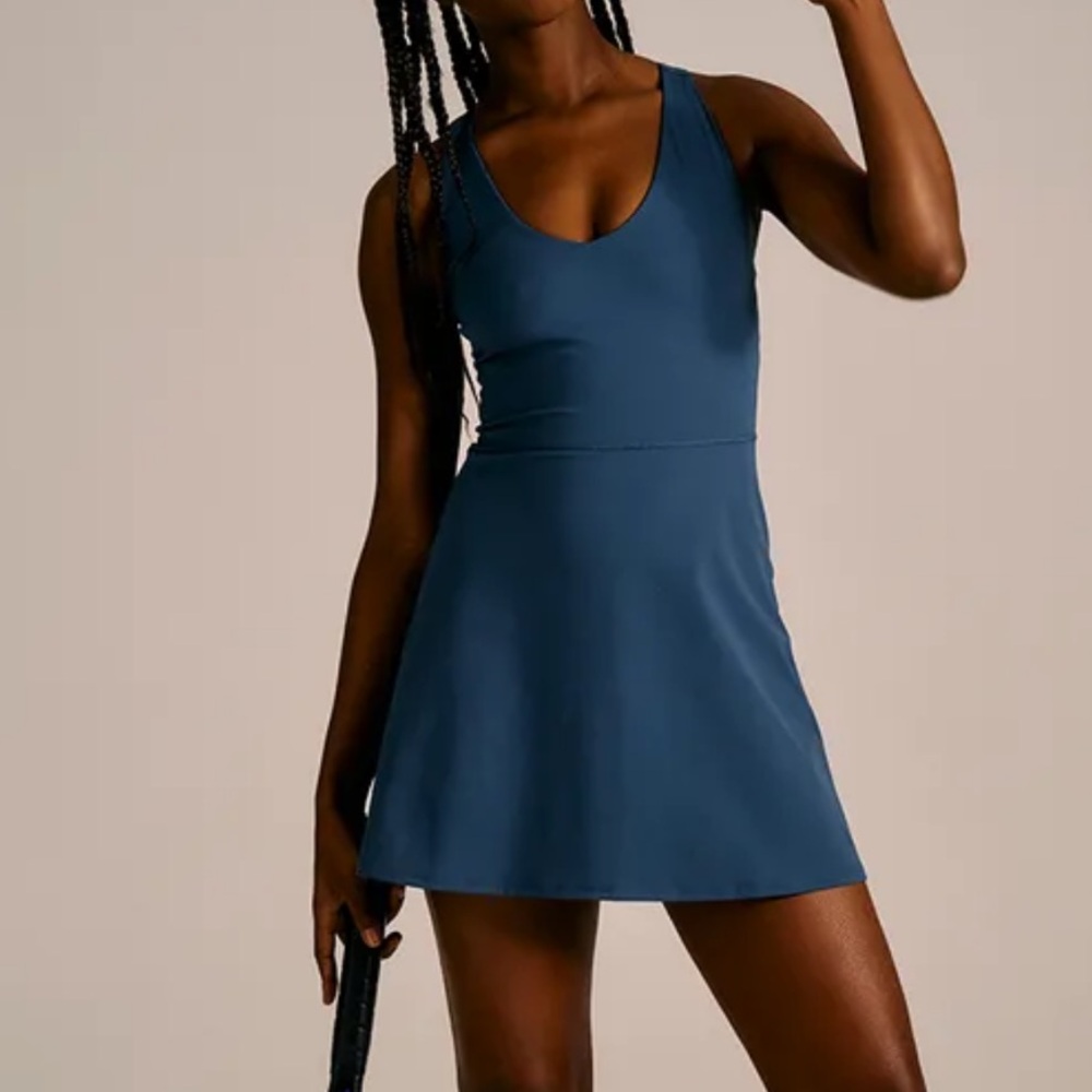 Outdoor Voices Volley Dress in Reservoir